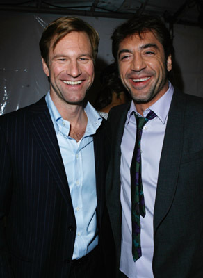 Javier Bardem and Aaron Eckhart