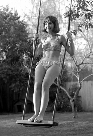 Barbara Eden at home, c. 1966