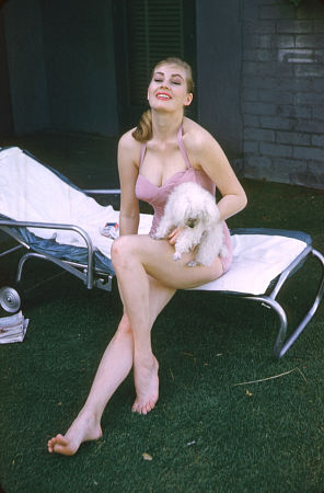 Anita Ekberg in Palm Springs April 22, 1956