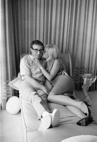 Peter Sellers recouping from his heart attack with Britt Ekland