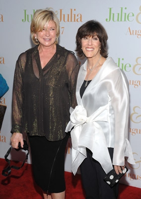 Nora Ephron and Martha Stewart at event of Julie ir Julia (2009)