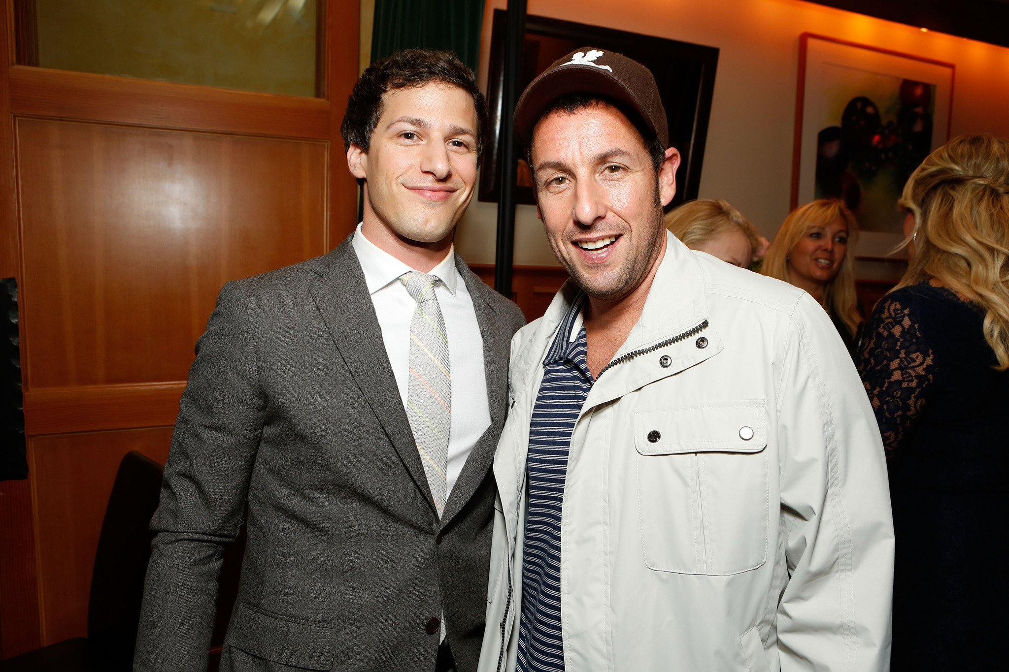 Adam Sandler and Andy Samberg at event of Pakvaises tetis (2012)