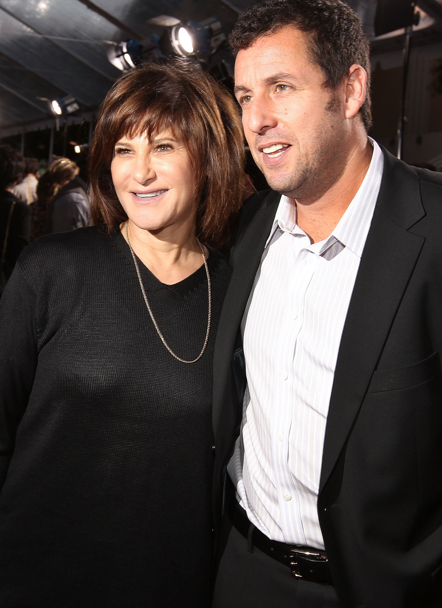 Adam Sandler and Amy Pascal at event of Dzekas ir Dzile (2011)