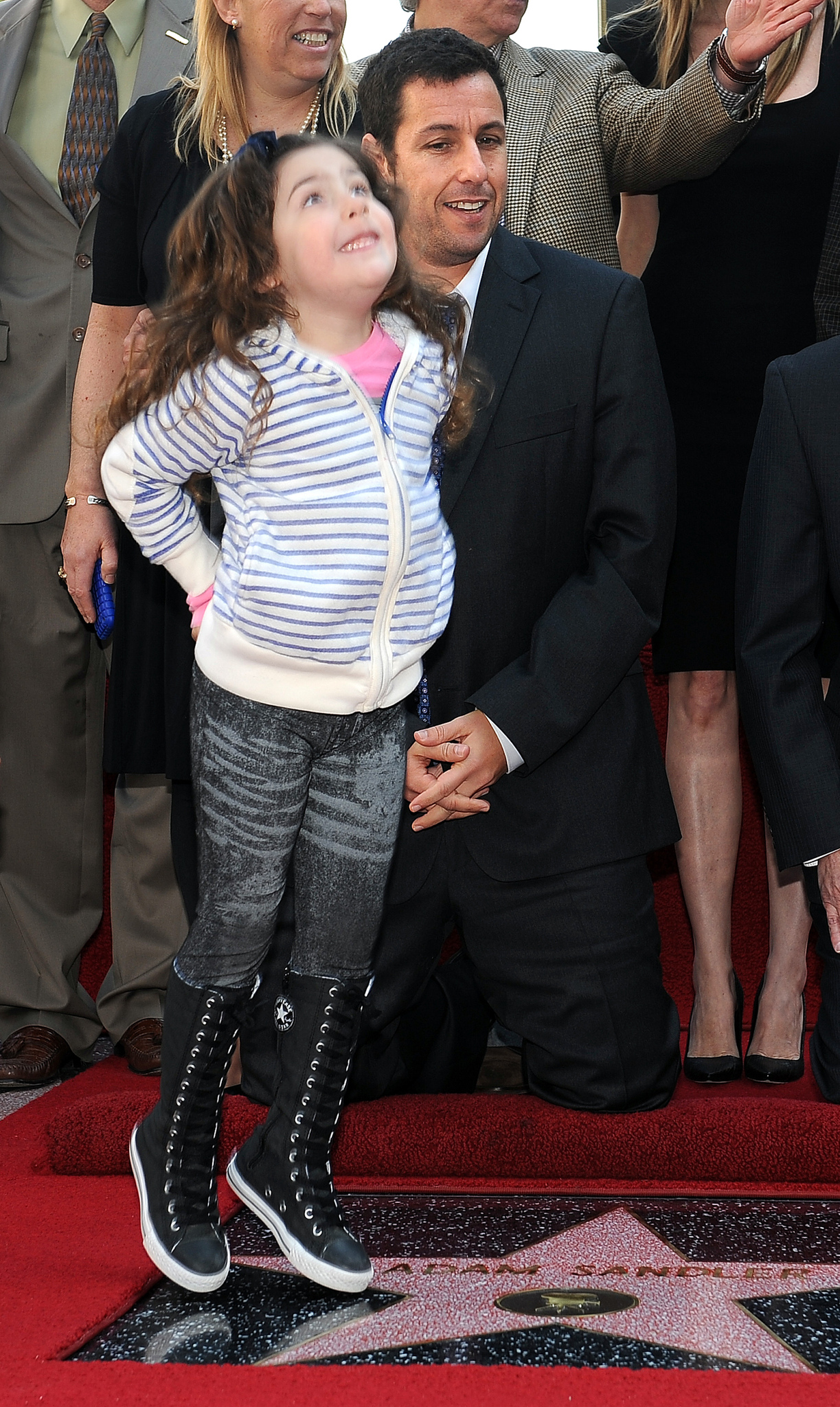 Adam Sandler and Sadie Sandler