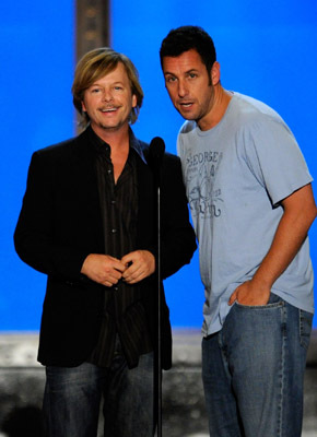 Adam Sandler and David Spade