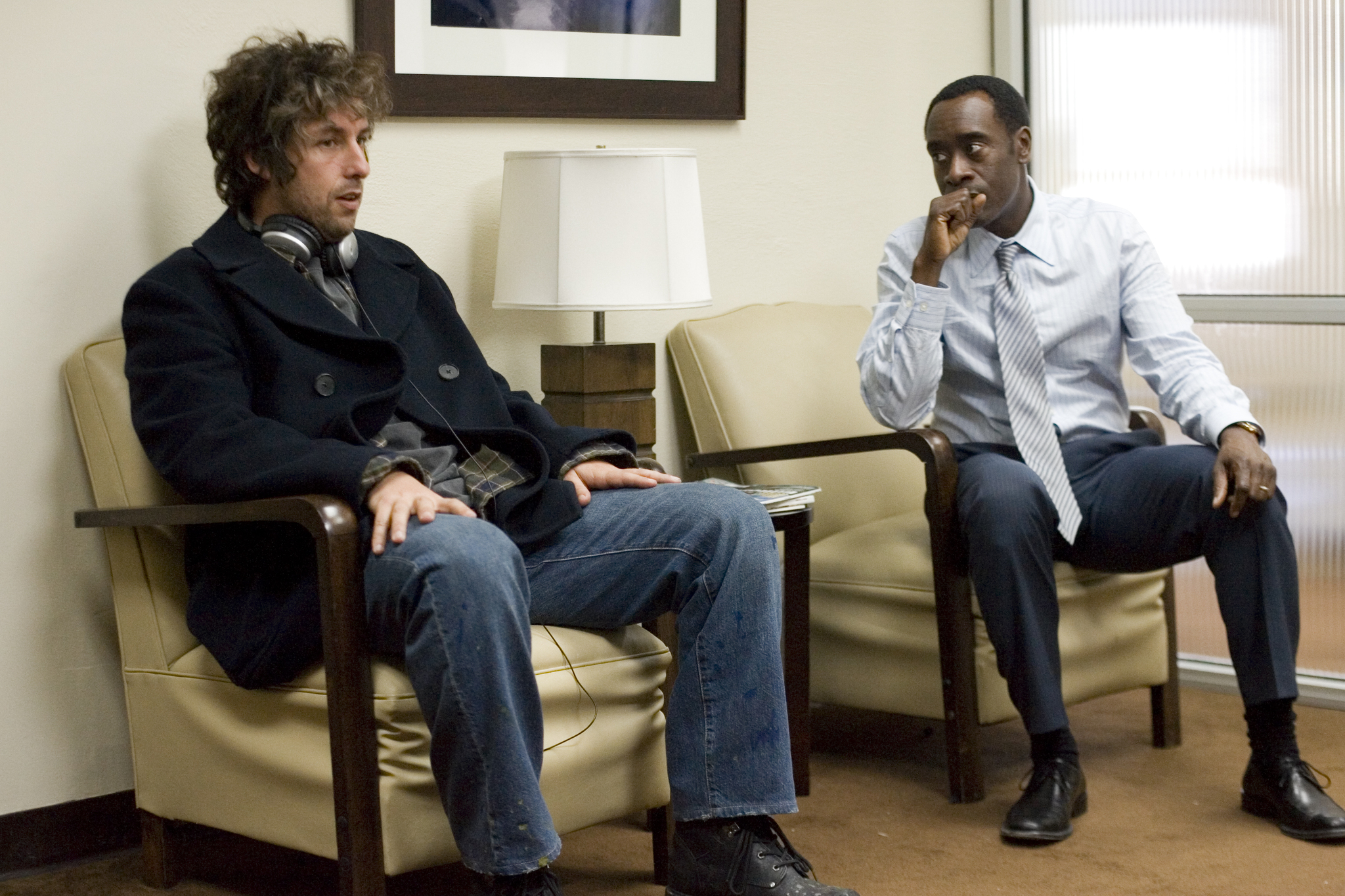 Still of Don Cheadle and Adam Sandler in Reign Over Me (2007)