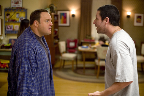 Still of Adam Sandler and Kevin James in I Now Pronounce You Chuck & Larry (2007)
