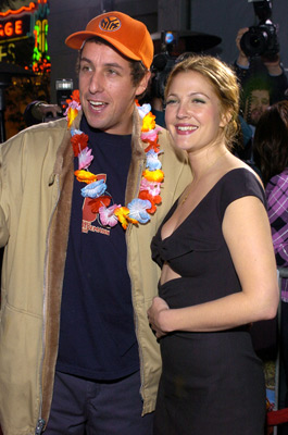 Drew Barrymore and Adam Sandler at event of Visados kaip pirma karta (2004)