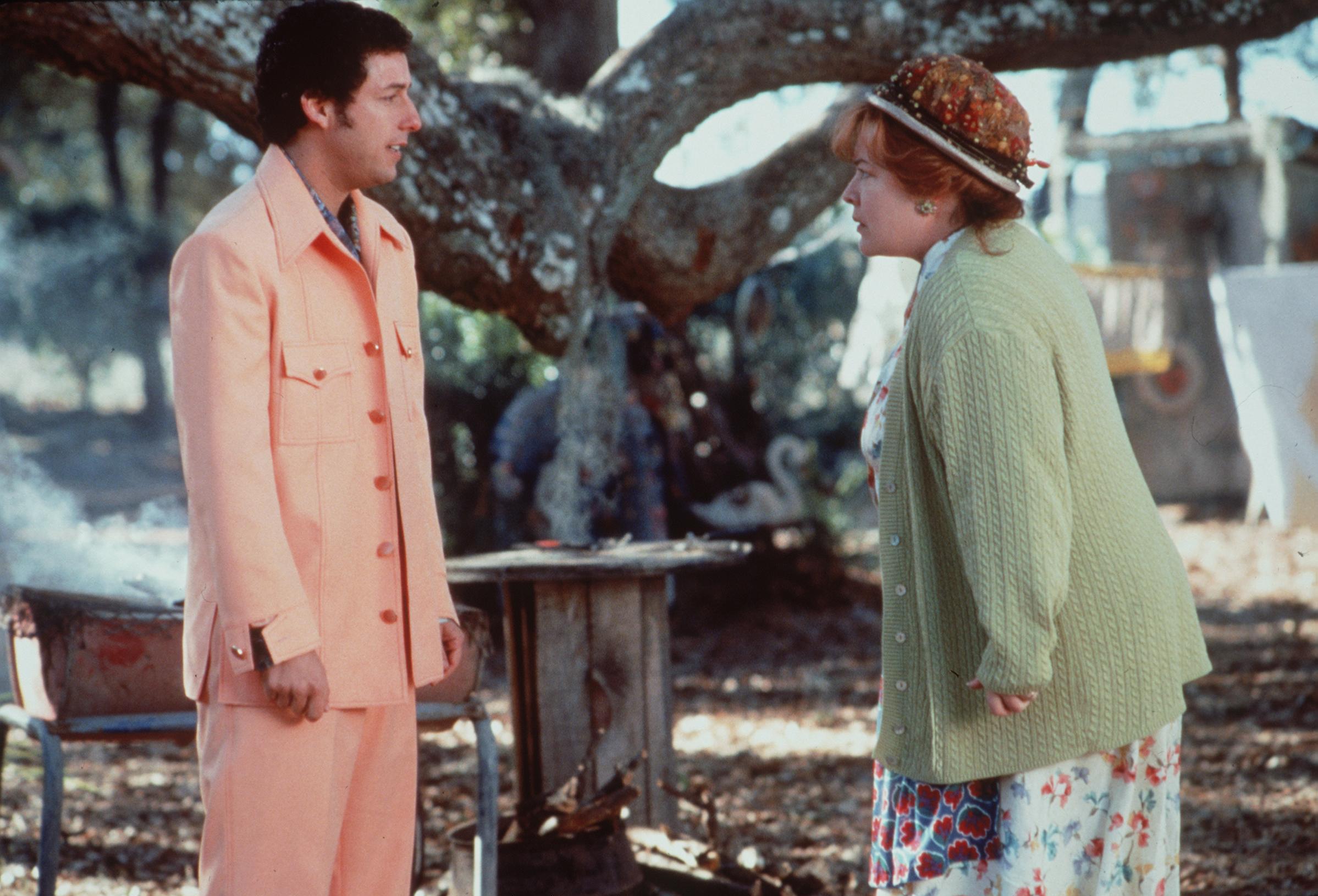 Still of Kathy Bates and Adam Sandler in The Waterboy (1998)