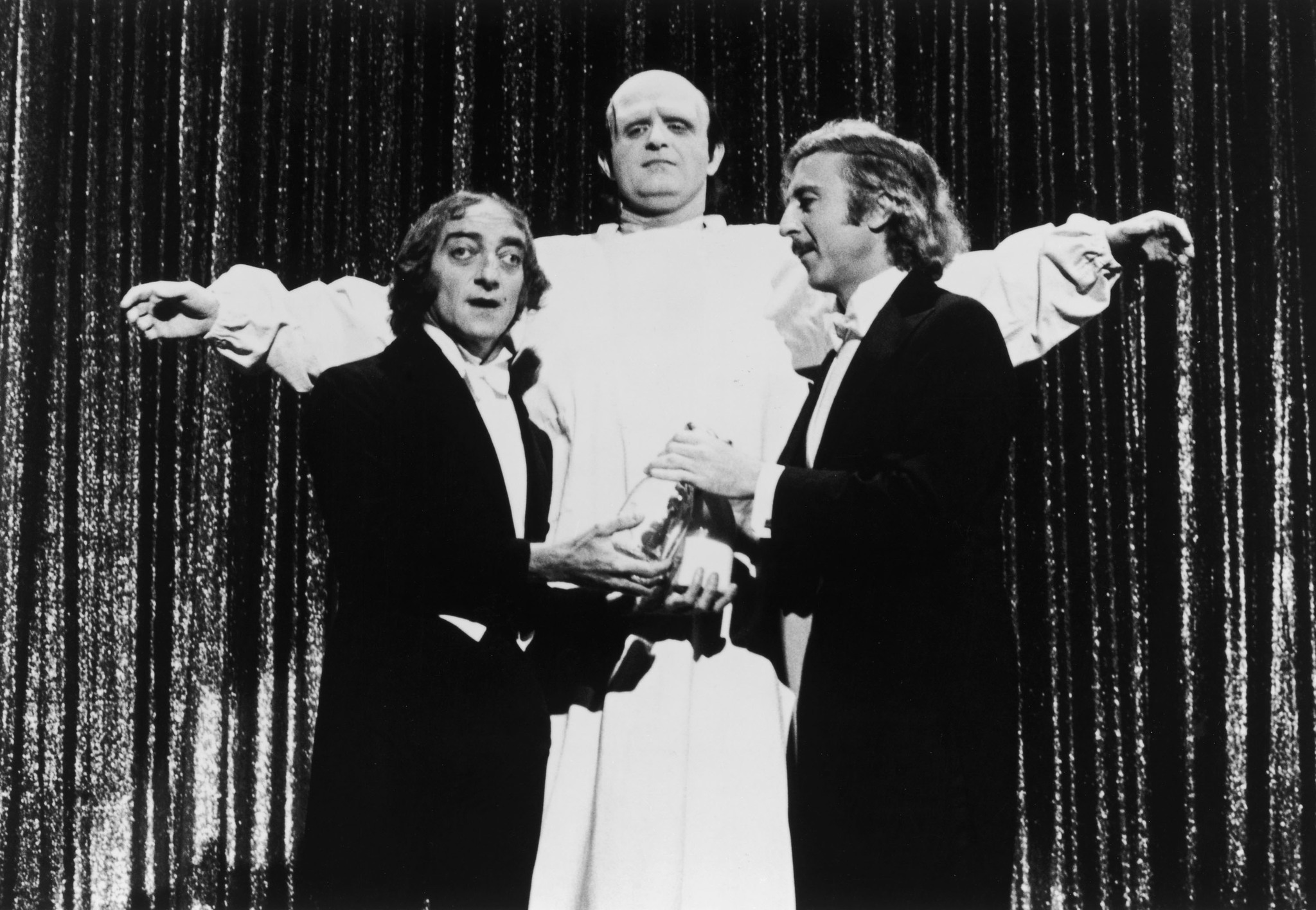 Still of Gene Wilder, Marty Feldman and Peter Boyle in Young Frankenstein (1974)