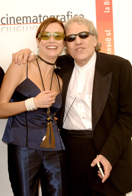 Abel Ferrara and Stefania Rocca at event of Mary (2005)