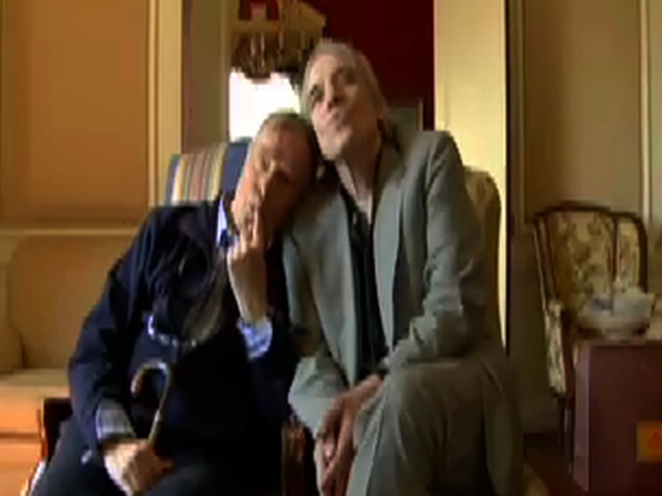 Maestro Franco Zeffirelli with Maestro Abel Ferrara in Six Days in the Life of a Genius
