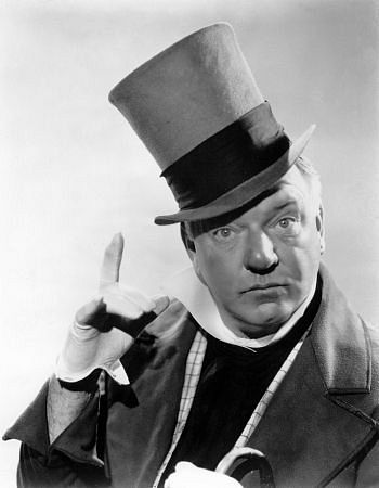 W.C. Fields in character for 
