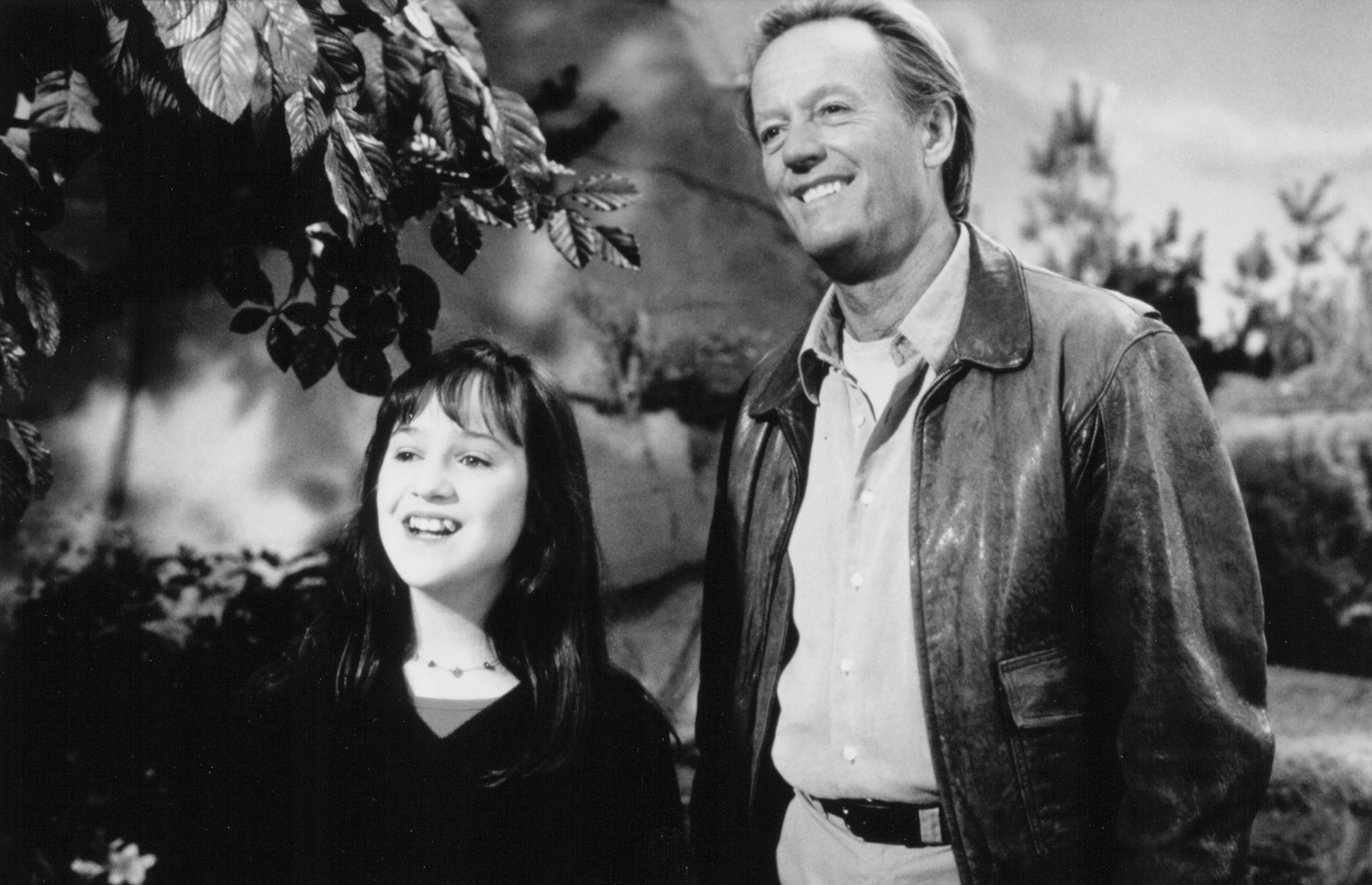 Still of Peter Fonda and Mara Wilson in Thomas and the Magic Railroad (2000)