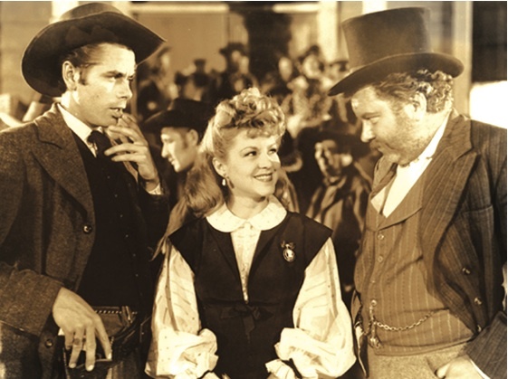 Still of Glenn Ford and Claire Trevor in Texas (1941)