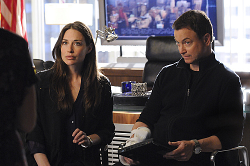 Still of Gary Sinise and Claire Forlani in CSI Niujorkas (2004)