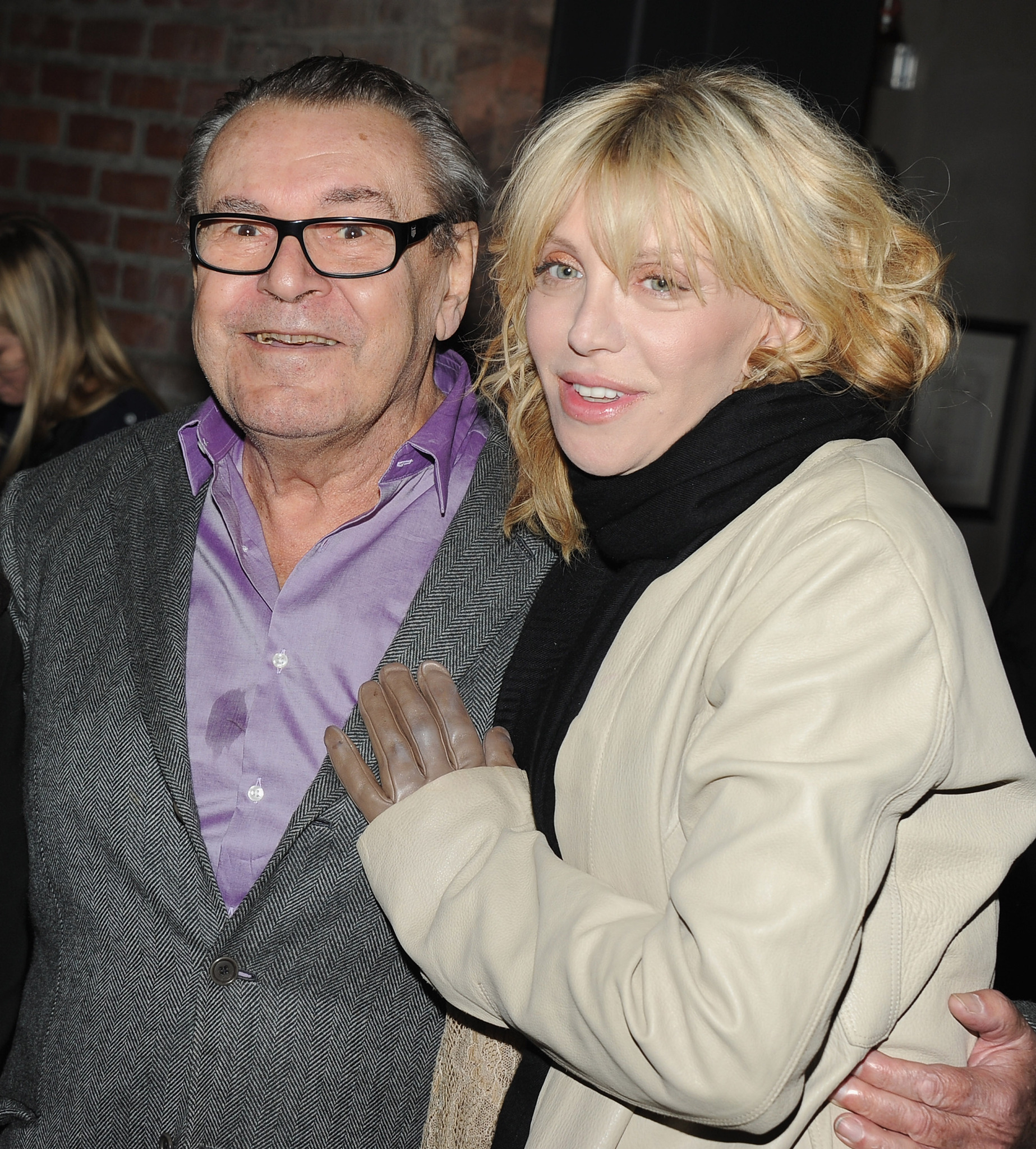 Milos Forman and Courtney Love at event of Rampart (2011)