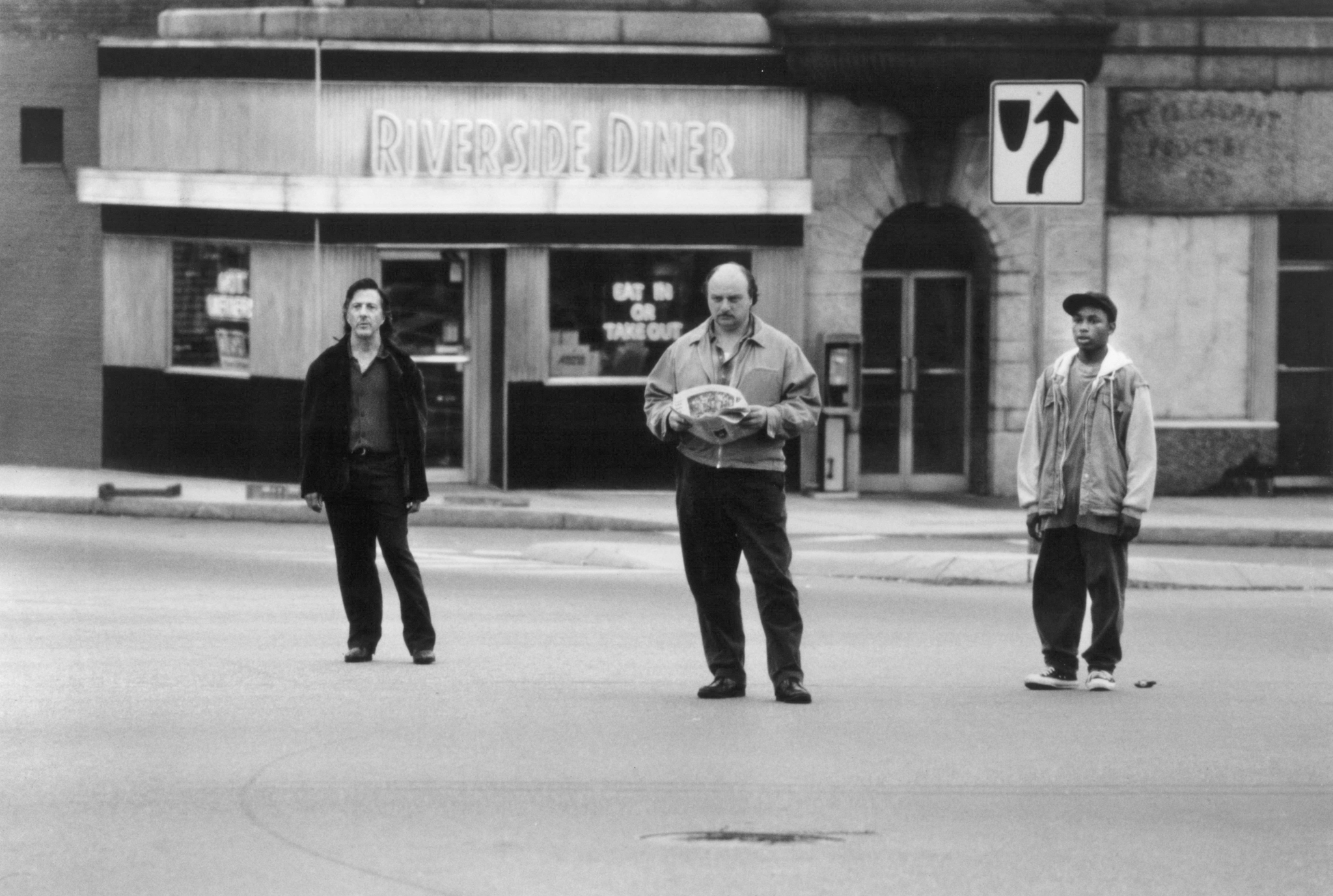 Still of Dustin Hoffman, Dennis Franz and Sean Nelson in American Buffalo (1996)
