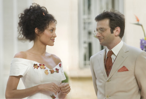 Still of Dan Futterman and Angelina Jolie in A Mighty Heart (2007)