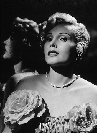Zsa Zsa Gabor, 1953. Vintage silver gelatin, 13.5x10.75, matted and mounted on 20x16 board, gold-toned, embossed. $1000 © 1978 Wallace Seawell MPTV