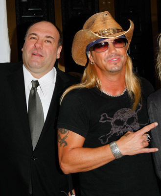 James Gandolfini and Bret Michaels