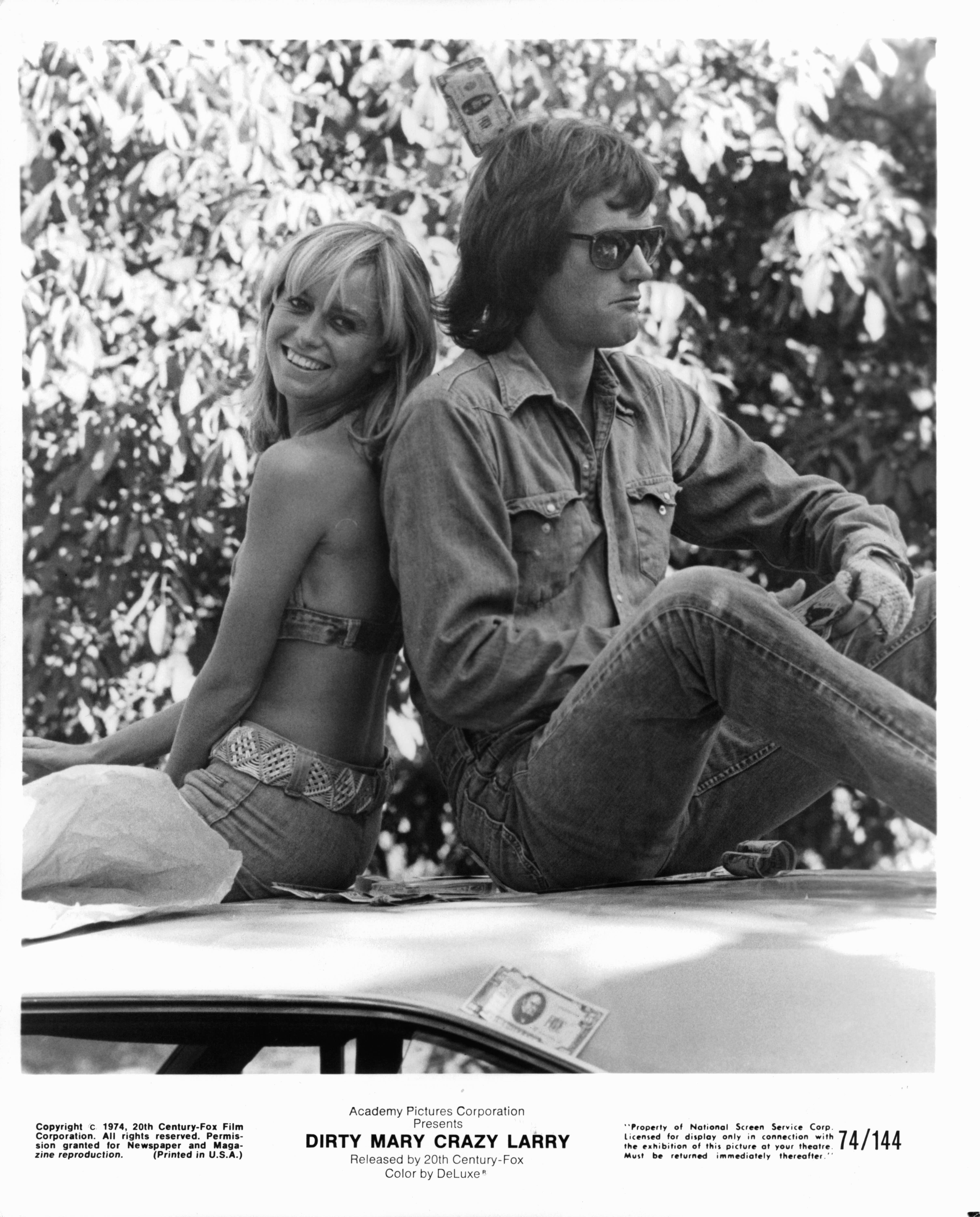Still of Peter Fonda and Susan George in Dirty Mary Crazy Larry (1974)