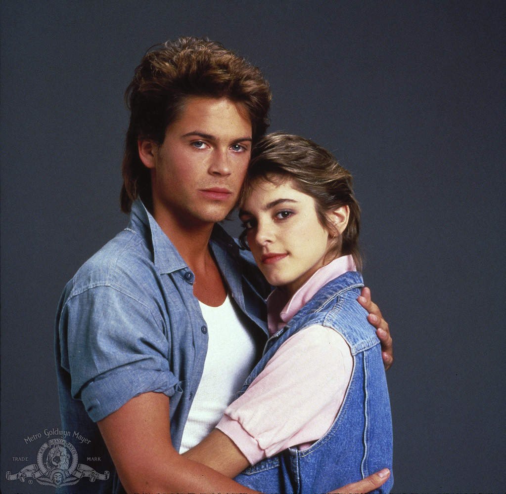 Still of Rob Lowe and Cynthia Gibb in Youngblood (1986)