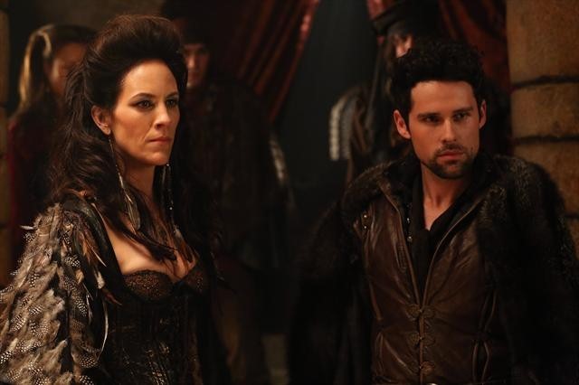 Still of Annabeth Gish and Ben Hollingsworth in Once Upon a Time (2011)