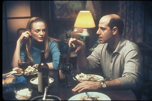 Still of Heather Graham and Stanley Tucci in Sidewalks of New York (2001)