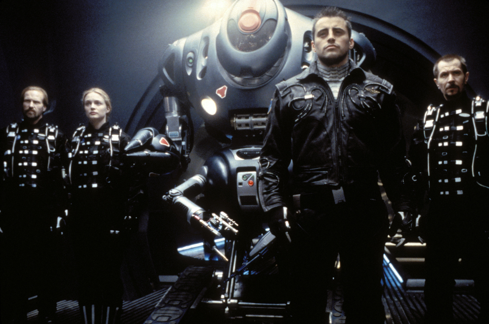 Still of Gary Oldman, William Hurt, Heather Graham and Matt LeBlanc in Lost in Space (1998)