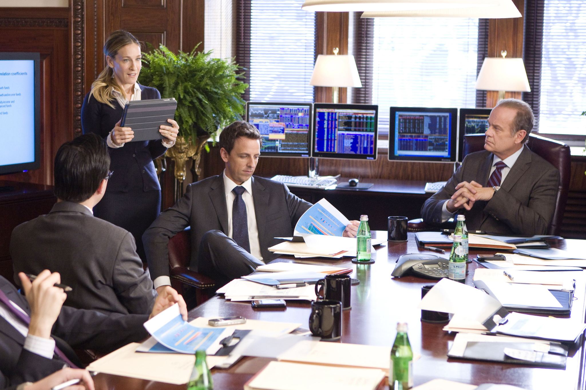 Still of Sarah Jessica Parker, Kelsey Grammer and Seth Meyers in Ir kaip ji viska suspeja? (2011)