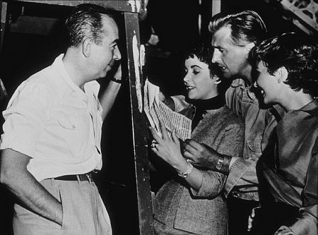 Elizabeth Taylor, Stewart Granger and Vincente Minnelli at MGM