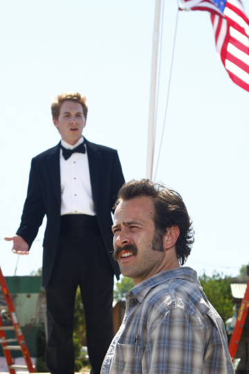 Still of Seth Green and Jason Lee in Mano vardas Erlas (2005)