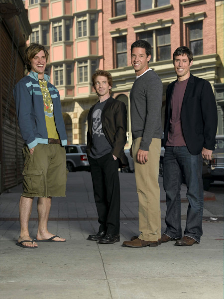 Still of Seth Green, Shane McRae, Josh Cooke and Todd Grinnell in Four Kings (2006)