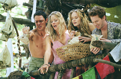 Still of Matthew Lillard, Seth Green, Rachel Blanchard and Christina Moore in Without a Paddle (2004)