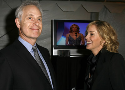 Sharon Stone and Christopher Guest