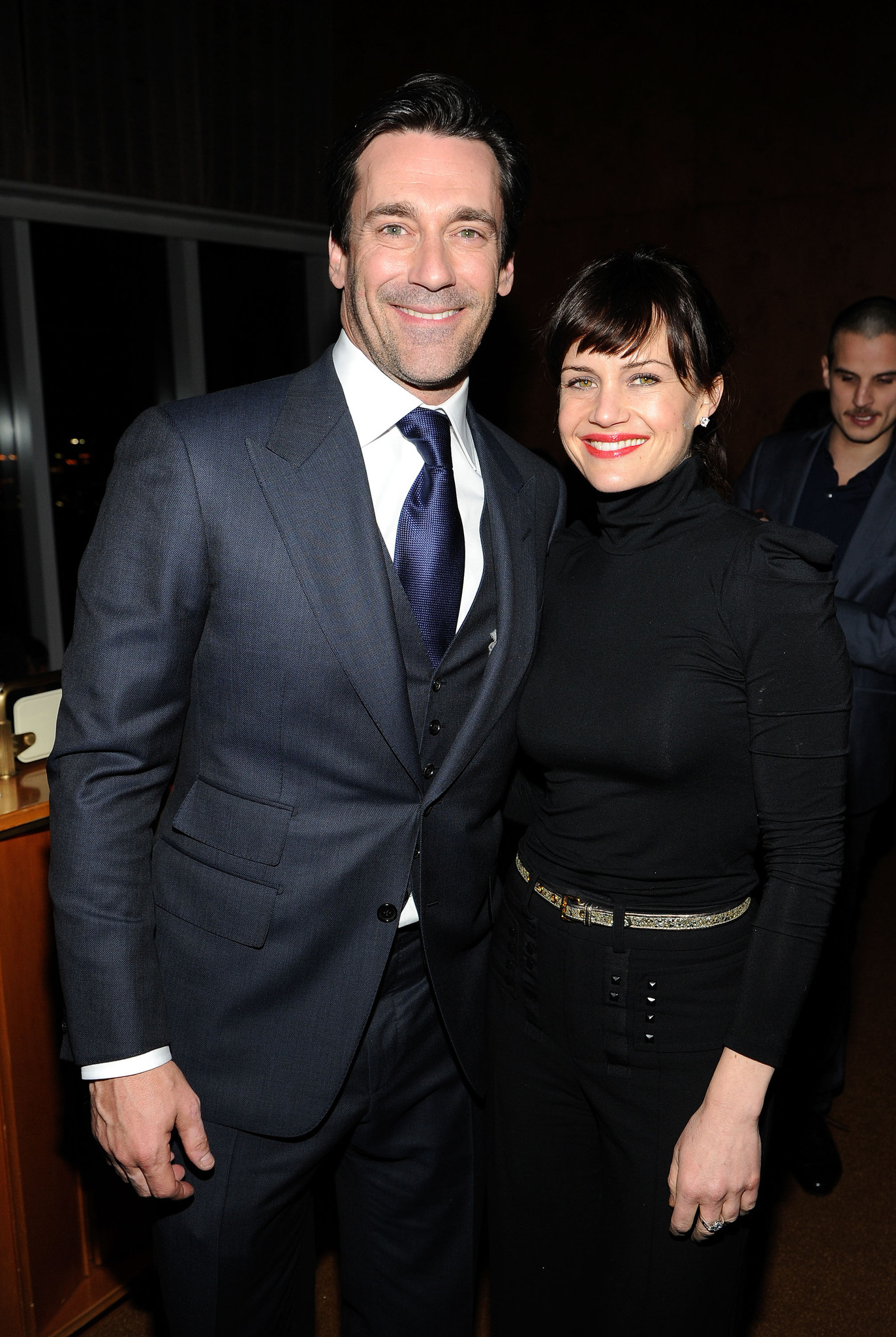 Carla Gugino and Jon Hamm at event of Friends with Kids (2011)