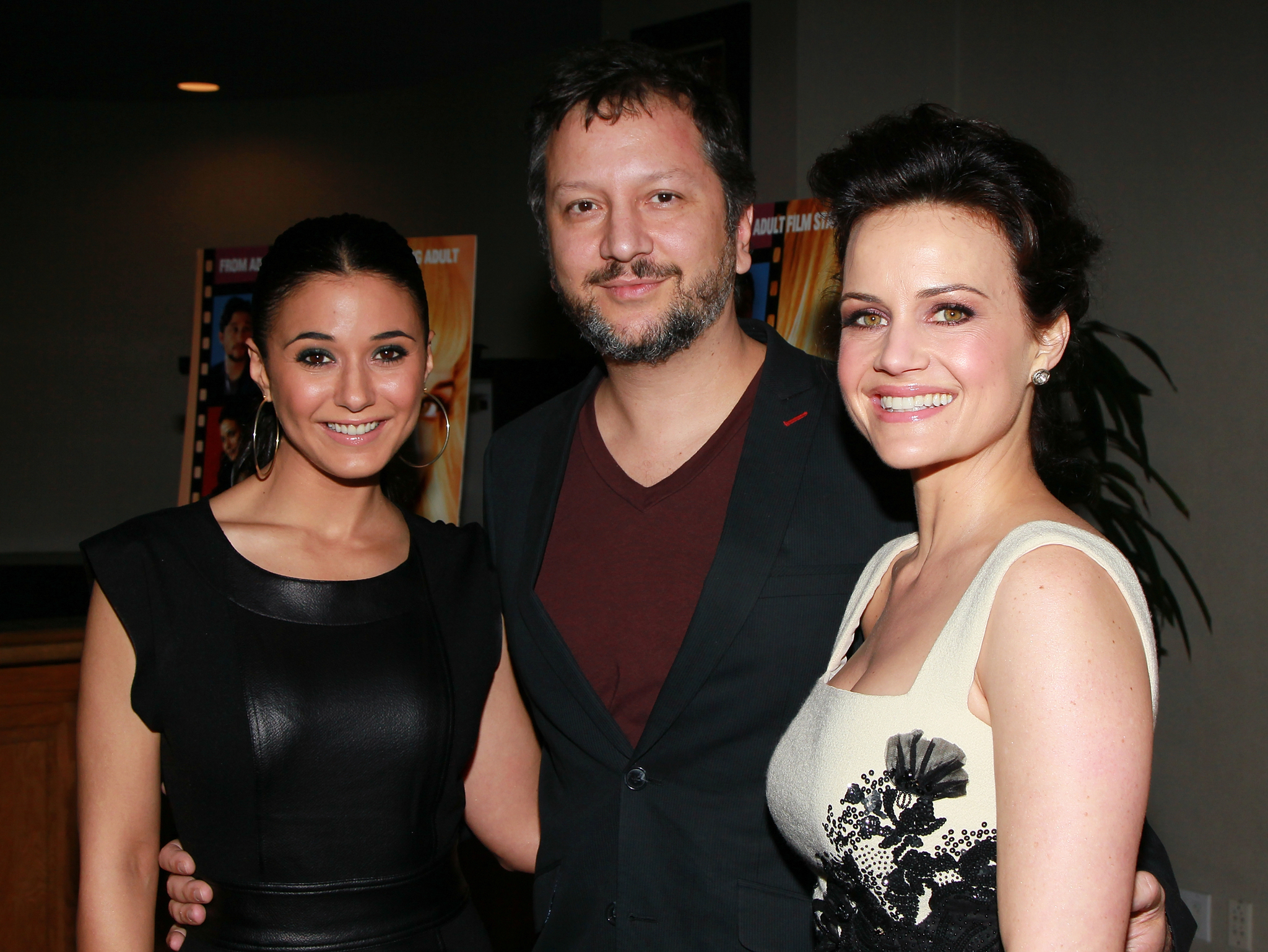 Carla Gugino, Emmanuelle Chriqui and Sebastian Gutierrez at event of Elektra Luxx (2010)