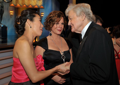 Marcia Gay Harden, Hal Holbrook and Sandra Oh at event of 14th Annual Screen Actors Guild Awards (2008)