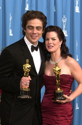 Benicio Del Toro and Marcia Gay Harden