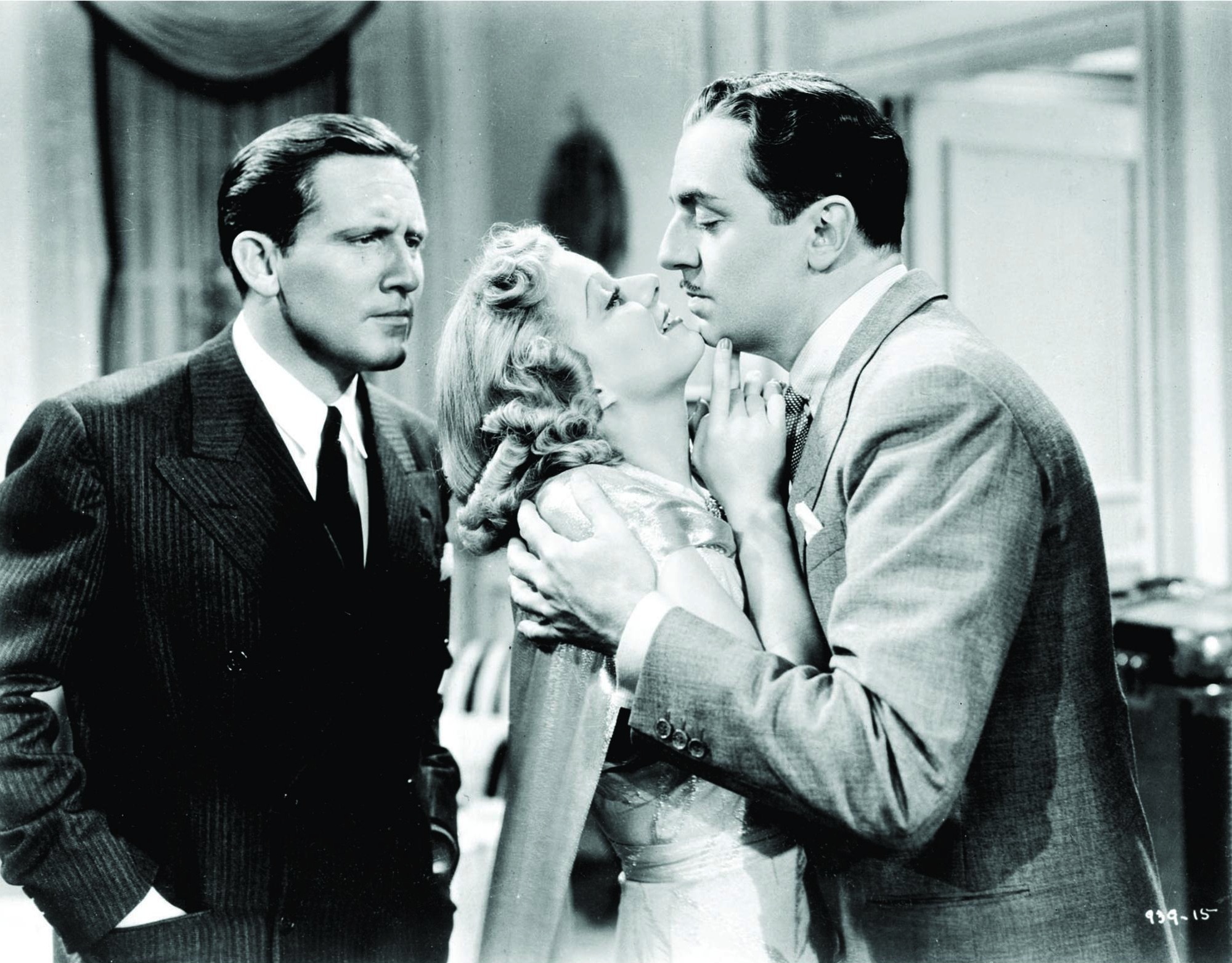 Still of Spencer Tracy, Jean Harlow and William Powell in Libeled Lady (1936)