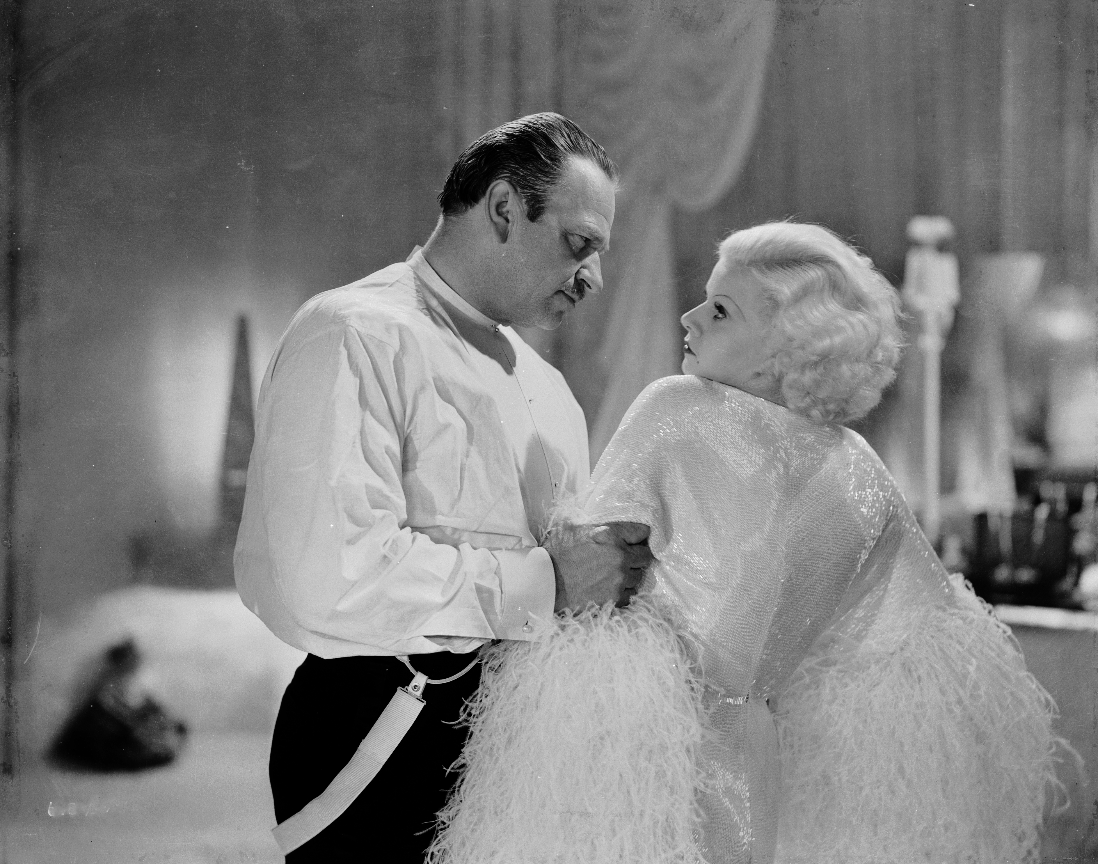 Still of Wallace Beery and Jean Harlow in Dinner at Eight (1933)