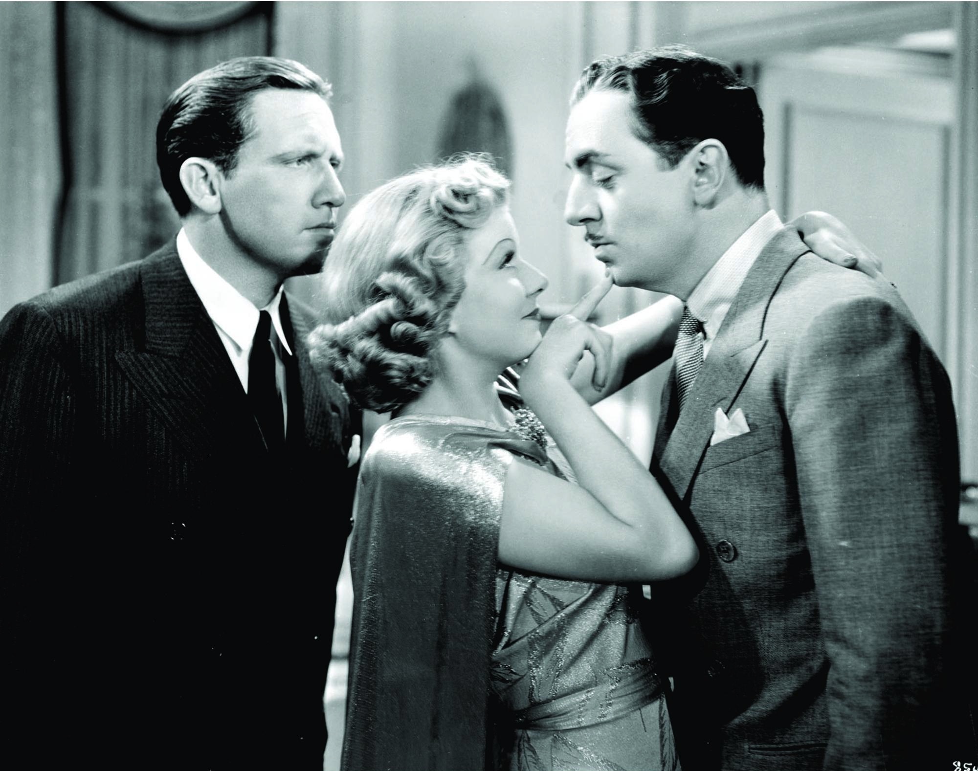 Still of Spencer Tracy, Jean Harlow and William Powell in Libeled Lady (1936)