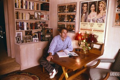 Mark Harmon at home circa 1987