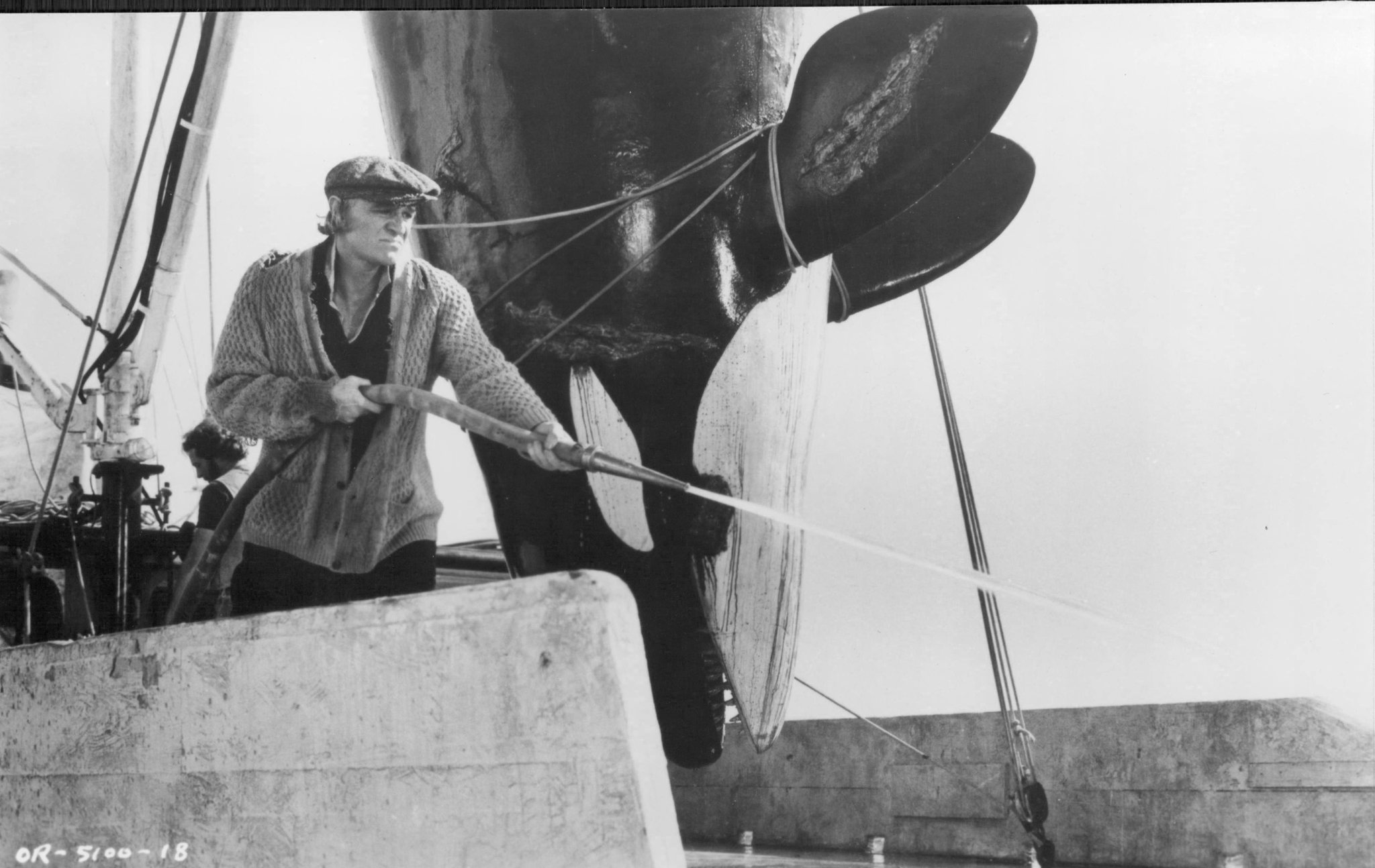 Still of Richard Harris in Orca (1977)