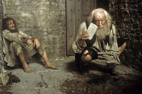 Still of Jim Caviezel and Richard Harris in The Count of Monte Cristo (2002)