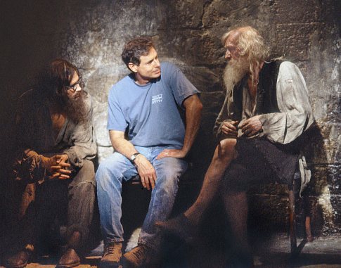 Jim Caviezel, Richard Harris and Kevin Reynolds in The Count of Monte Cristo (2002)