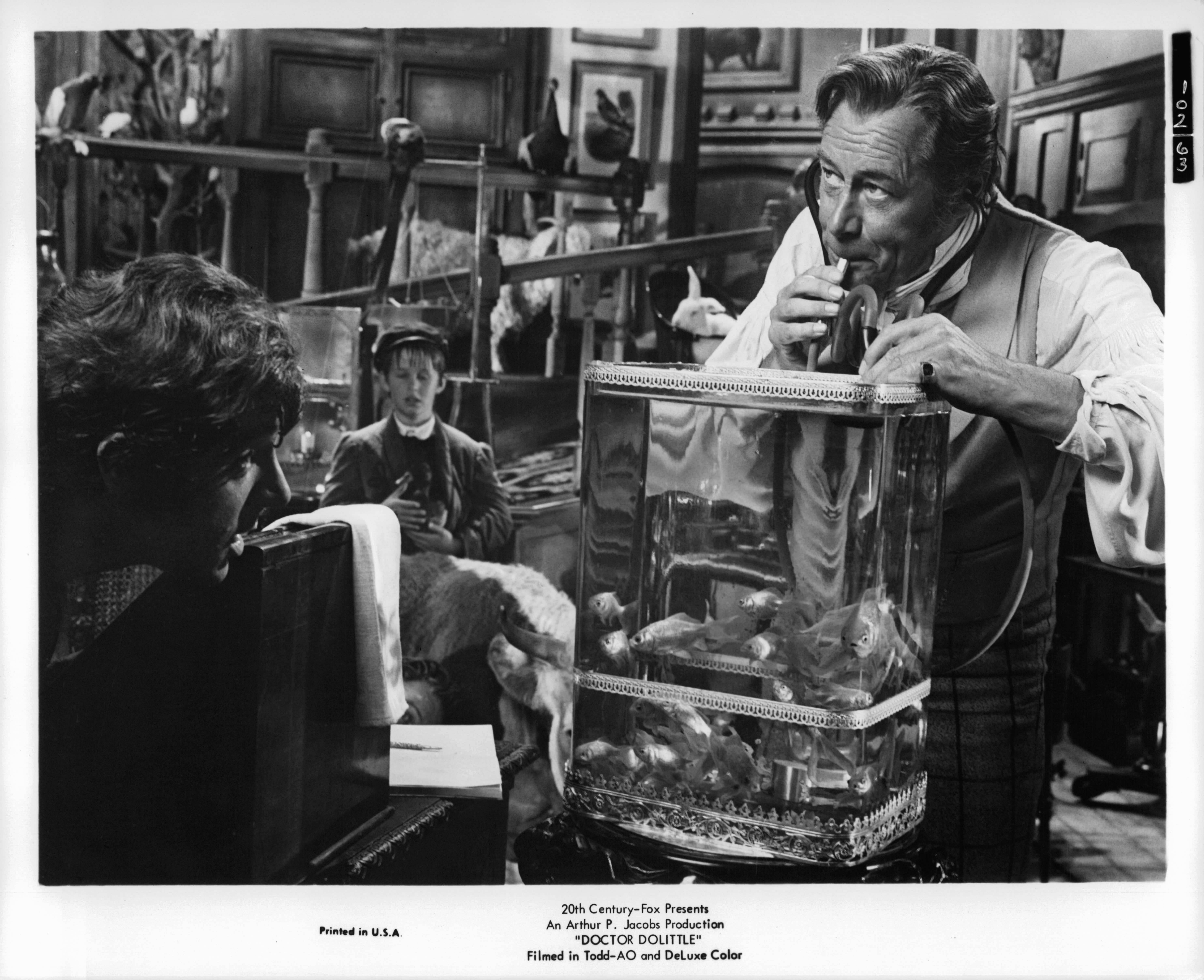 Still of Rex Harrison and Anthony Newley in Doctor Dolittle (1967)