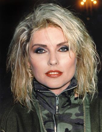 Deborah Harry lead singer of Blondie wearing Stephen Sprouse New York, circa 1989