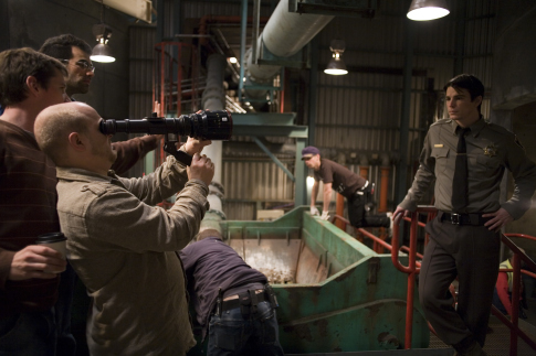 Josh Hartnett and David Slade in 30 Days of Night (2007)